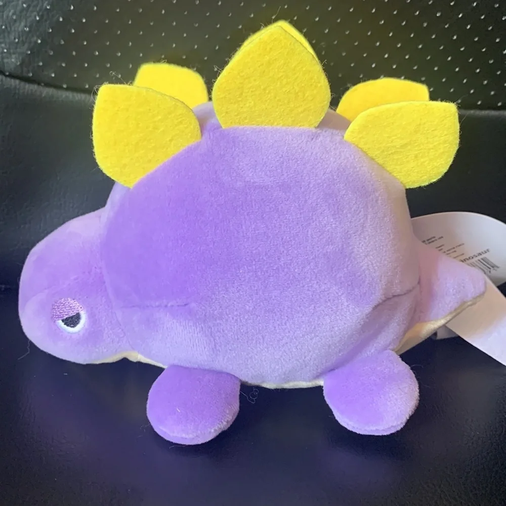 Overstuffed Mini Dinosaur Stegosaurus Plush 7” - Picture 3 of 4